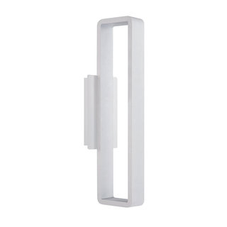 Janus White Finish Aluminum LED Wall Light