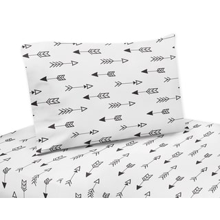 Black and White Fox Collection Twin and Queen Sheet Sets by Sweet Jojo Designs