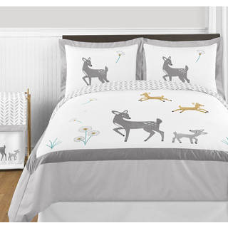 Sweet Jojo Designs Forest Deer Collection Full/Queen 3-piece Comforter Set