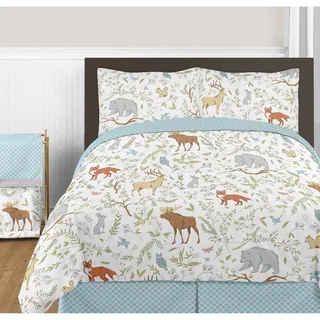 Link to Sweet Jojo Designs Woodland Toile Collection Full/Queen 3-piece Comforter Set Similar Items in Kids Comforter Sets