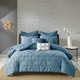 Urban Habitat Cullen Blue 7 Piece Embroidered Comforter Set - Thumbnail 0