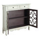 Furniture of America Bellen Vintage Sage 2-shelf Storage Cabinet - Thumbnail 3