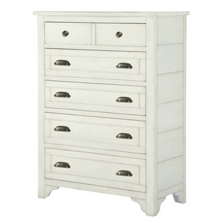 Coventry Lane 5 Drawer Chest in Antique White