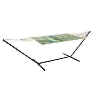 Large-scale Black Stainless Steel Hammock Stand