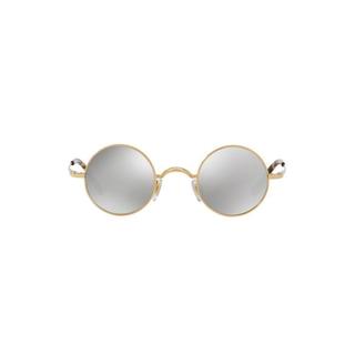 Dolce & Gabbana Men's DG2168 04/1W 42 Round Metal Plastic Gunmetal Clear Eyeglasses