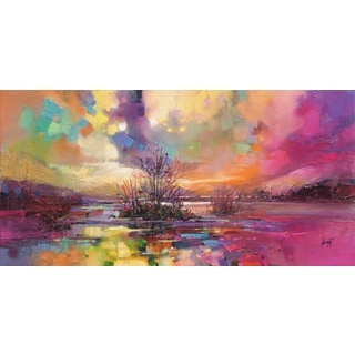 'Soft Evening Rays' by Scott Naismith Gel Brush Finished Gallery-Wrapped Canvas Wall Art, Ready to Hang