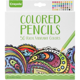 Crayola Colored Pencil Set 50/Pkg-