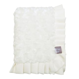 Trend Lab Rosette Cream Receiving Blanket