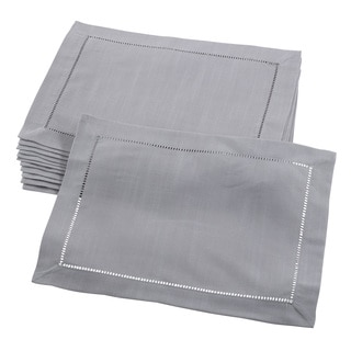 Classic Hemstitched Design Border Placemat - Set of 12