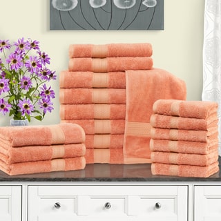 Superior Rayon from Bamboo and Cotton 18-Piece Bathroom Towel Set