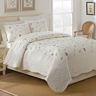 Maison Rouge Merrill Embroidered Quilt Set