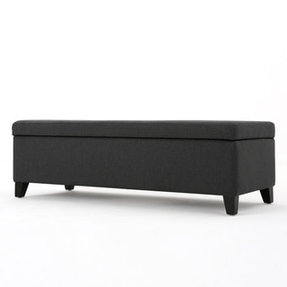 York Fabric Storage Ottoman Bench by Christopher Knight Home