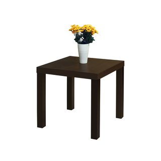 Dark Brown Wood End Table