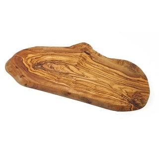 Olive Wood Rustic Board (no handle) - Large (14") by Le Souk Olivique