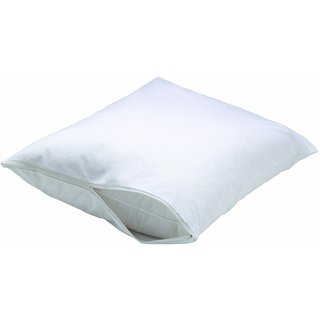 White Dust Mite & Allergy Control Pillow Encasement-20"x26" (Set of 2)