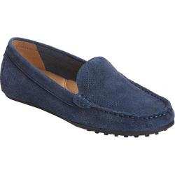 Women's Aerosoles Over Drive Loafer Navy Perfed Suede