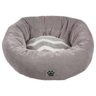 Snoozzy Hip as a Zig Zag Donut Shearling Pet Bed