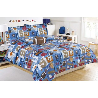 Sports Champs Comforter Set with Decorative Pillow