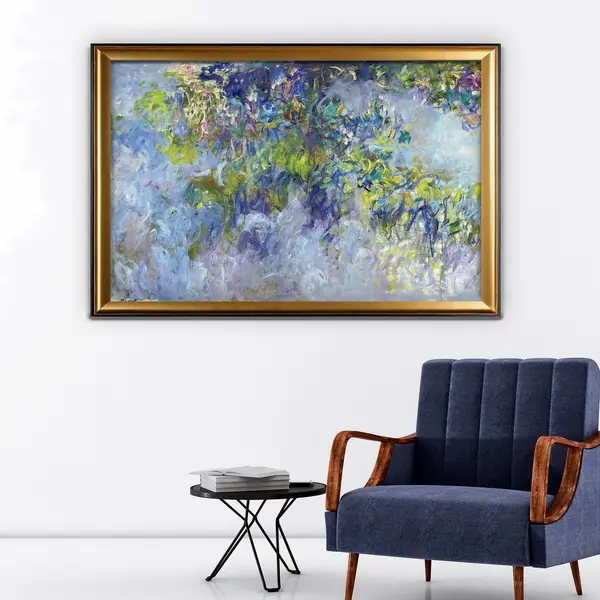 Wisteria -Claude Monet - Gold Frame