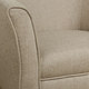 HomePop Modern Barrel Accent Chair - Flax Brown - Thumbnail 5