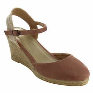 Beston ID90 Women Espadrille Ankle Strap Platform Wedge Sandals One Size Small (Options: 11, 5.5)