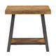 Bryson Rustic X-Base End Table with Shelf by iNSPIRE Q Classic - Thumbnail 7