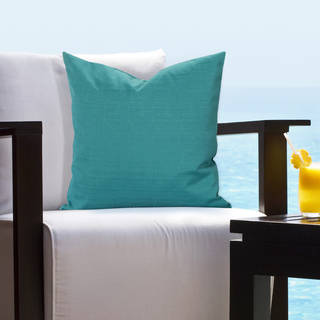 Siscovers Indoor - Outdoor Tropical Turquoise Accent Pillows