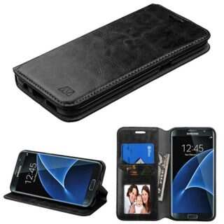 Insten Leather Case Cover with Stand/ Wallet Flap Pouch/ Photo Display For Samsung Galaxy S7 Edge