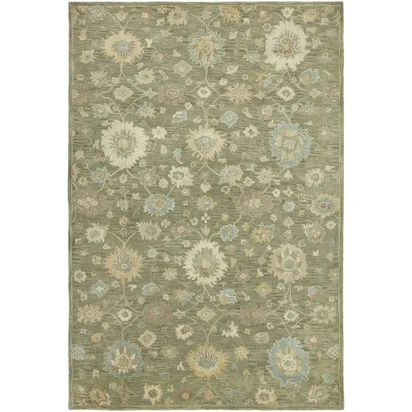 Seville Green Hand-tufted Area Rug