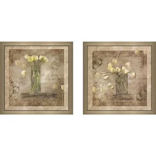 "Nothing Love Cannot Face" Wall Art Set of 2, Matching Set