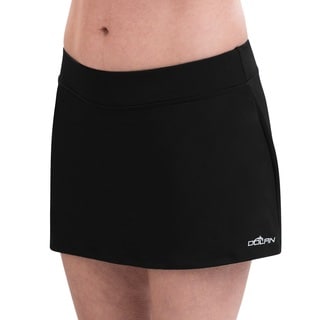 Dolfin Aquashape Black A-Line Swim Skirt