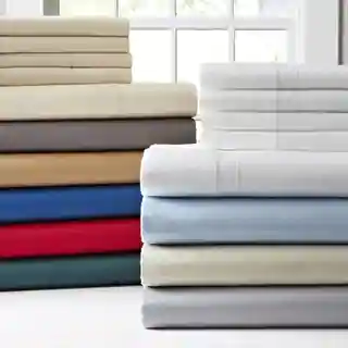 Link to Pointehaven 620 Thread Count 6-piece Oversized Long Staple Cotton Extra Deep Pocket Bed Sheet Set Similar Items in Bed Sheets & Pillowcases