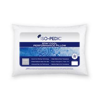 Slumber Shop ISO-PEDIC Stay Cool Performance Pillow (Set of 2) - White