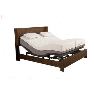 Sleep Zone Pacifica 12-inch Split King-size Memory Foam Mattress and Adjustable Base Set