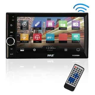 Pyle PLRUB69 6.5" Touch Screen Stereo Radio Receiver with Bluetooth Streaming, Hands-Free Call Answering, USB/SD Memory