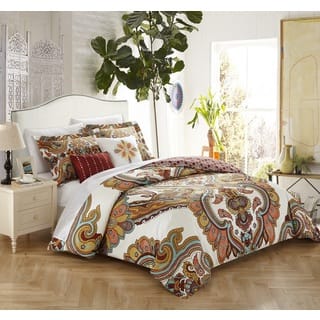Chic Home 5-piece Hendra Cotton Reversible Comforter Set