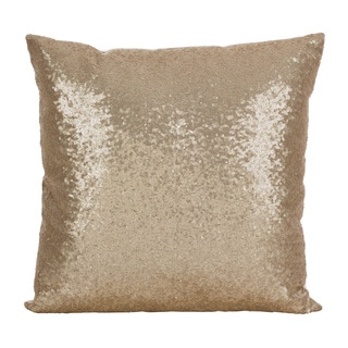 Shimmering Sequin Design Poly Filled Throw Pillow