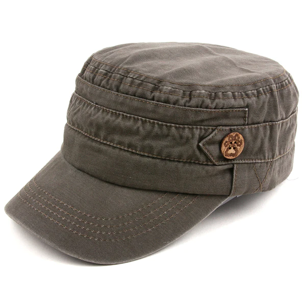 Pop Fashionwear Unisex 100% Cotton Washable Cadet Cap Hat 1