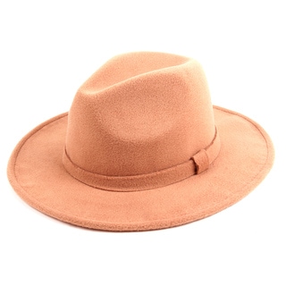 Pop Fashionwear Classic Wide Brim Fedora Hat
