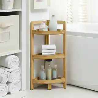 3-tier Corner Bathroom Shelf
