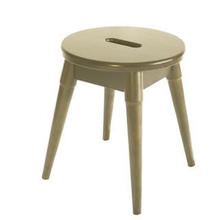 Somette Arendal Solid Wood Round Stool