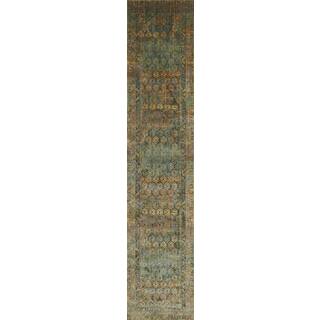 Genova Green/ Rust Rug (2'6 x 8')