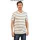V-Neck White Stripes Mens Shirts - Thumbnail 4