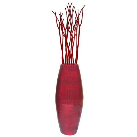 27.5" Tall Bamboo Floor Vase