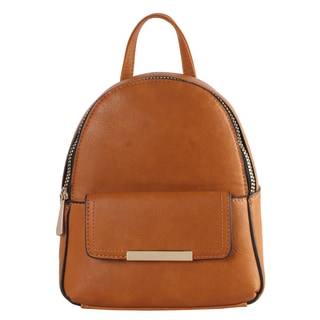 Diophy Front Flap Pocket Chic Mini Fashion Backpack