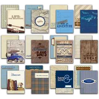 Rugged Authentic Life Cards 36/Pkg-3"X4" Pocket Crafting & Journaling Cards