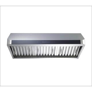 Winflo O-W112A1B36D 36" Ducted Stainless Steel Under Cabinet 600 CFM Air Flow Range Hood