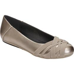 Women's Aerosoles Spin Cycle Ballet Flat Soft Gold Combo Faux Leather