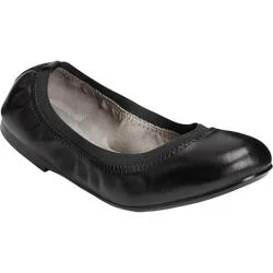 Women's Aerosoles Fable Ballet Flat Black Leather/Elastic