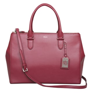 Ralph Lauren Winford Double Zip Satchel Handbag